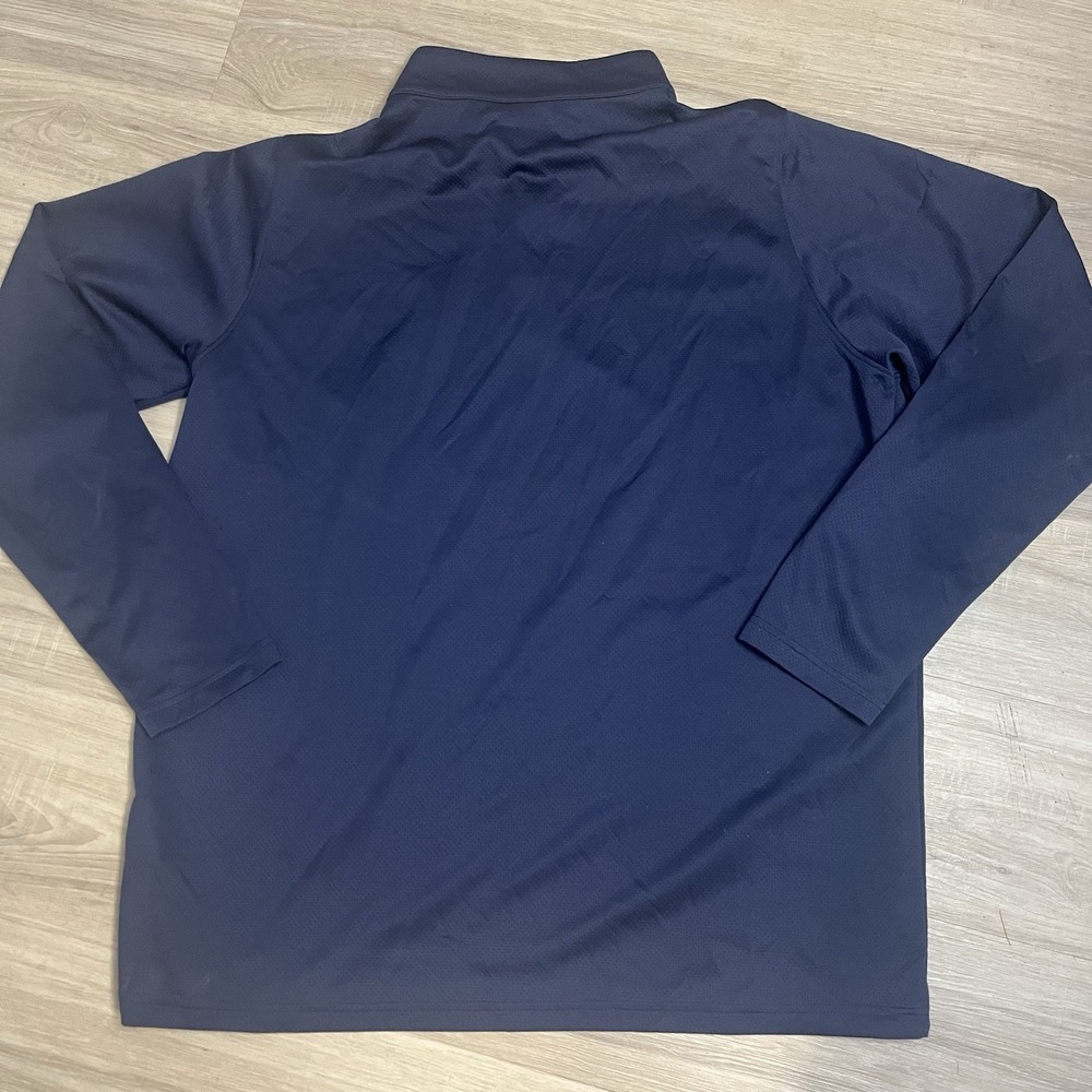 Under Armour Auburn Tigers Mens 2XL Golf Blue Performance Stretch Quarter Zip - Picture 6 of 9